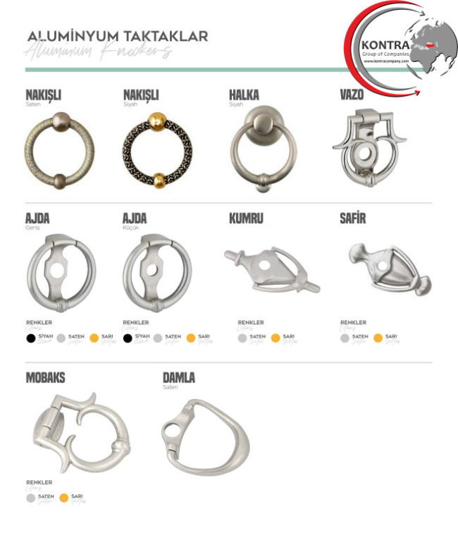 interior and exterior door knockers