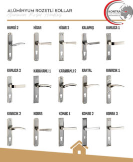 Turkish interior door handles
