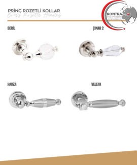 interior and exterior brass door handles